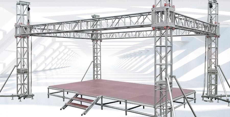 南昌桁架参与展览现场色彩创意吗